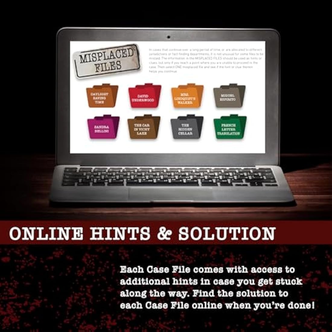 Murder Mystery Party University Games Case Files Death In Antarctica, Purple