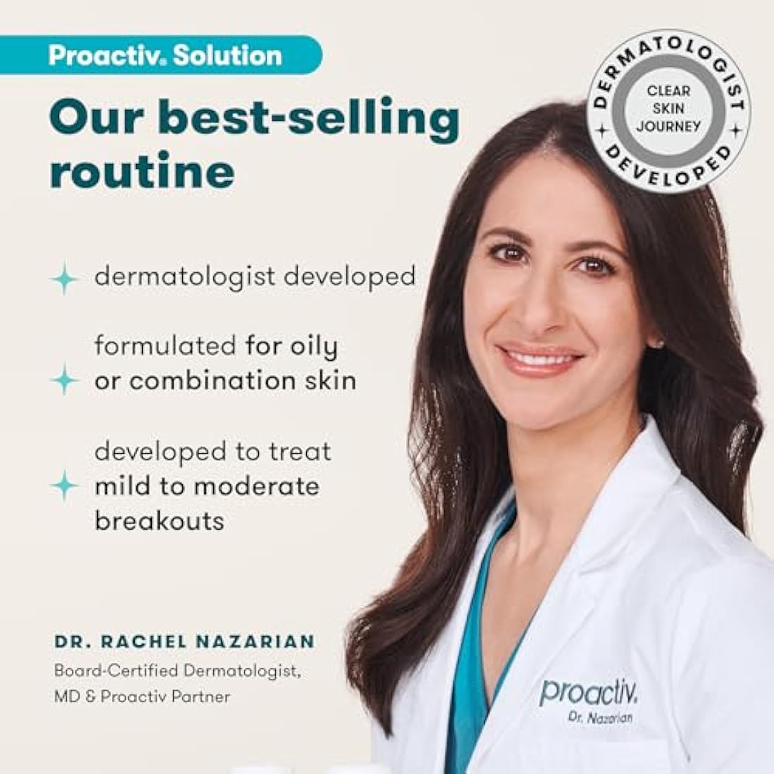 Proactiv Solution 60 Day Facial Cleansing 3-Step Routine, 1 x Cleanser 120 ml, 1 x Facial Toner 120 ml, 1 x Hydrator 60 ml (Pack of 1)