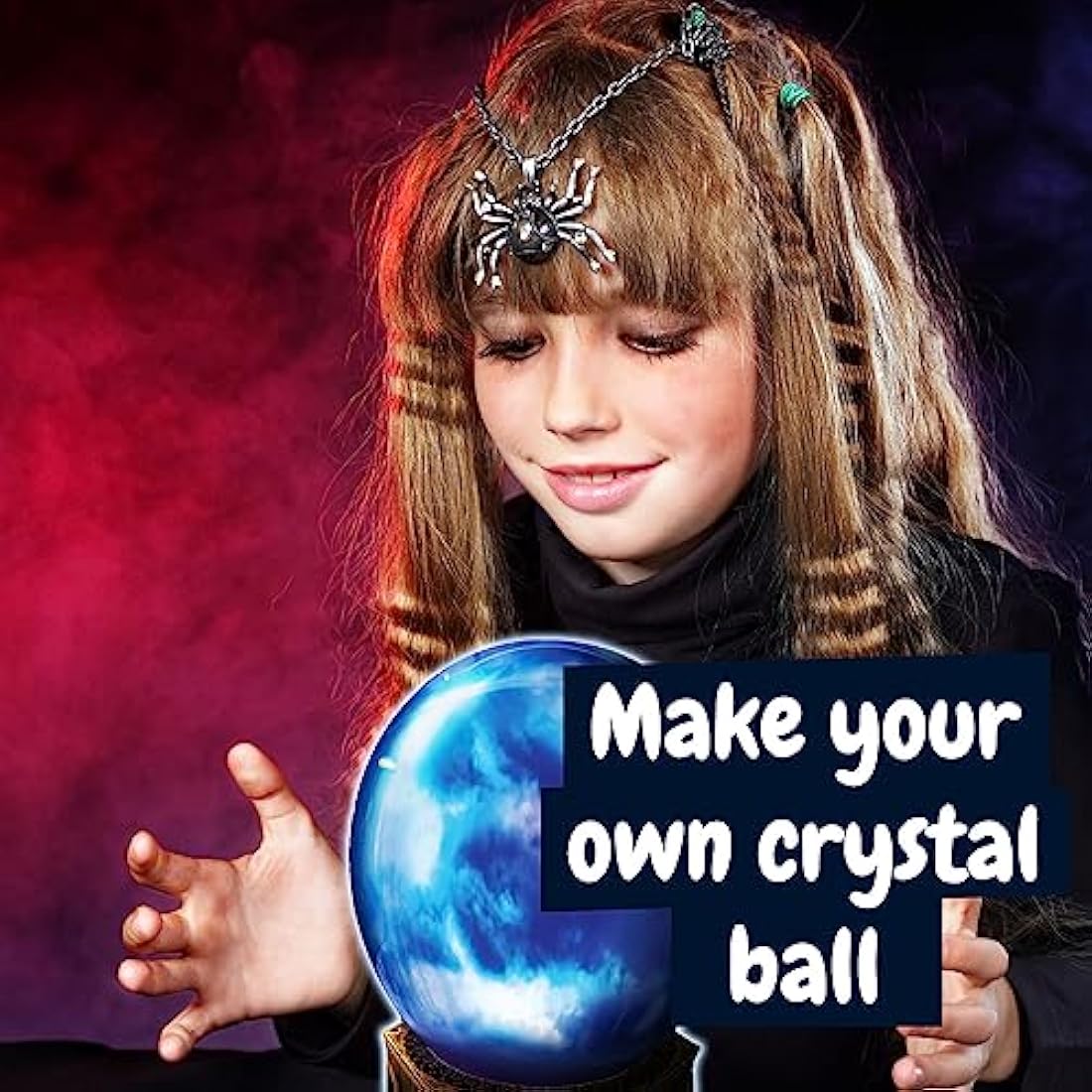 Science4you Wizard Science for Kids 8+ Years - Magic Set with 19 Activities: Make a Crystal Ball and use your Magic Props, Wizard Game with Magic Wand - Educational Science Kits for Kids 8+ Years