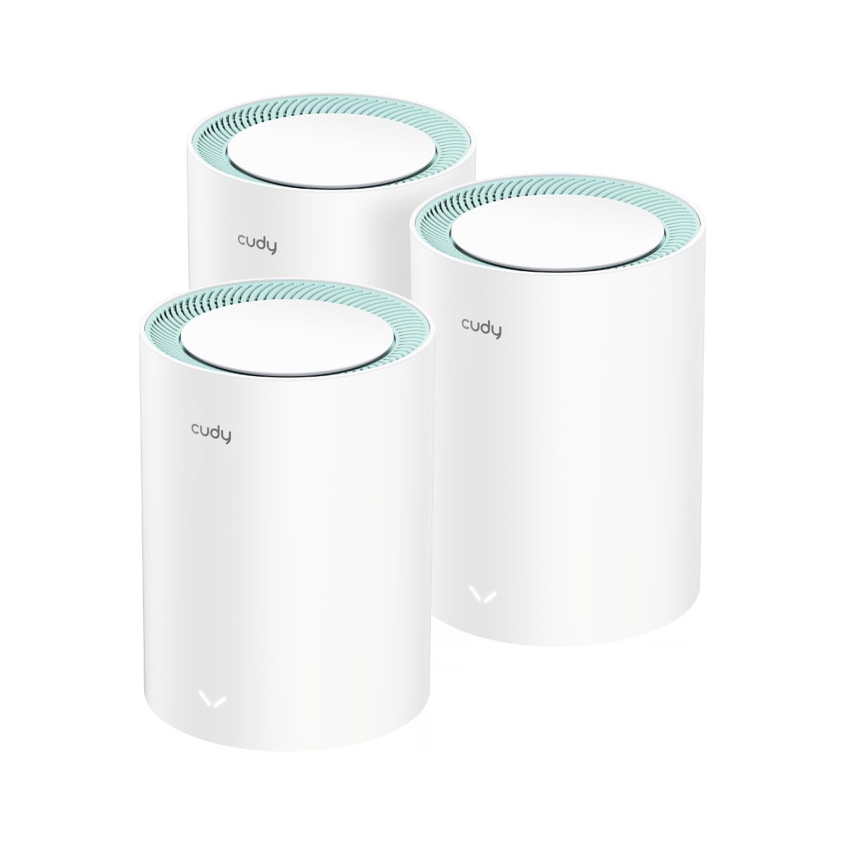 Cudy AX1500 WiFi 6 Dual-Band Mesh Wi-Fi System, Replaces Routers and Extenders, Covers up to 230?, 3 Gigabit Ports per Unit, Supports Ethernet