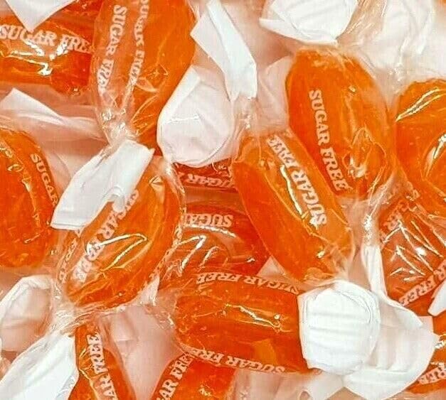 Sugar Free Barley Sugar Sweets - Hard Boiled Traditional Sweets - 500g Pouch - Diabetic Sweets