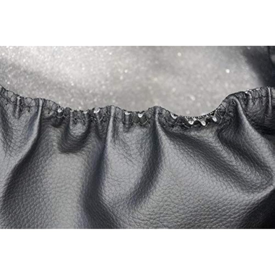UKB4C Leatherette Front & Rear Car Van Seat Covers with Headrest Quilted pattern Black
