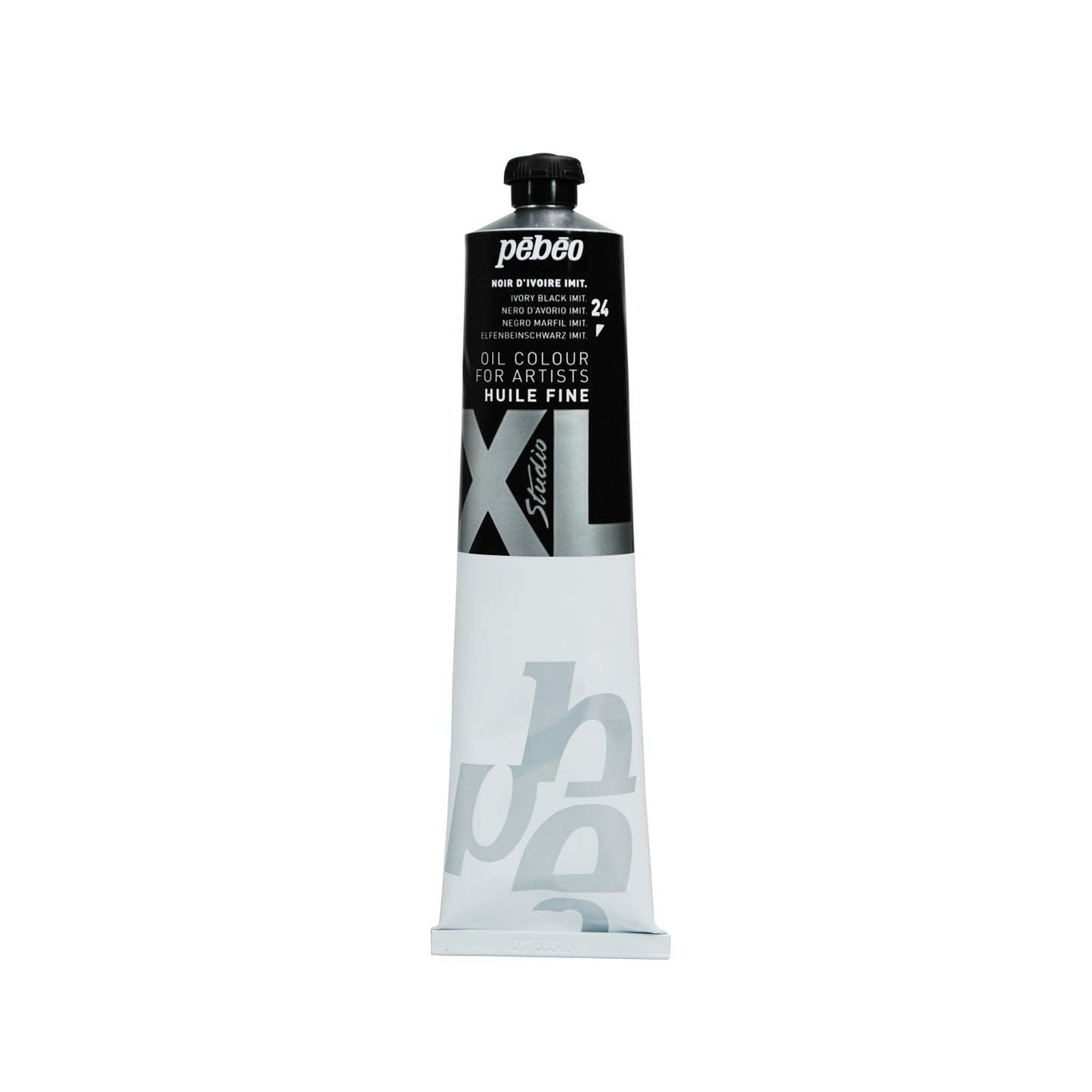 PEBEO P?b?o - Fine Oil XL 200 ML - Black Oil Paint Oil Paint - Ivory Black 200 ml