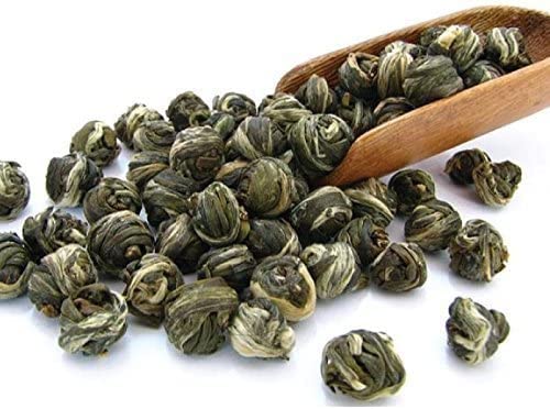Tealyra - Imperial Jasmine Dragon Pearls - Loose Leaf Green Tea - Jasmine Green Tea with Pleasant Aroma and Tonic Effect - Best Chinese Green Tea -