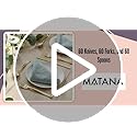 MATANA - 180 Elegant Gold Plastic Cutlery Set - 60 Knives, 60 Forks, 60 Spoons - Hand Washable, Reusable & Heavy Duty Tableware for Weddings, Birthday, Parties & Events