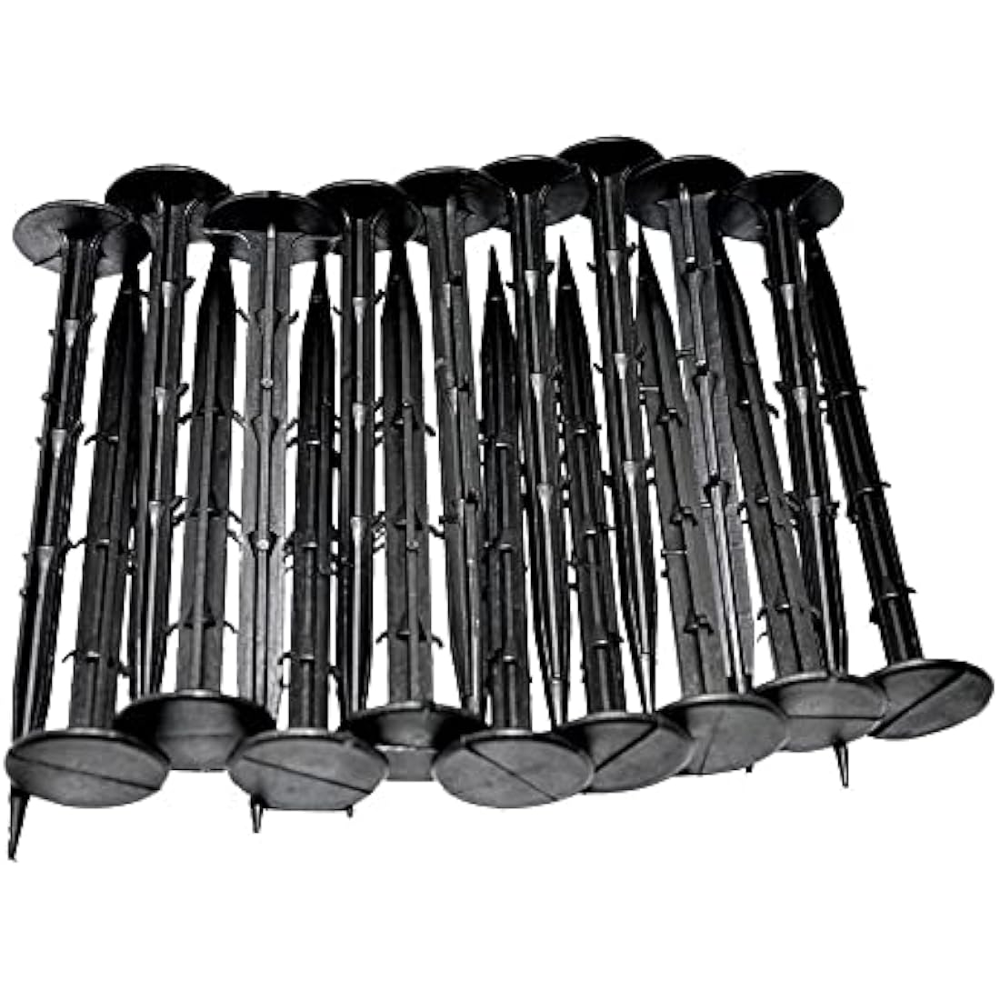 Ram ® 100 x Weed Fabric Garden Pegs Membrane Control Anchor Pegs Tarpaulin Pegs