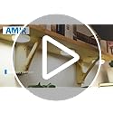 AMIR Motion Sensor Light, 3 Pack Stick-On Cabinet Night Light, Battery Powered Stair Lights with Adhesive Pads, Under Cabinet Lights for Wardrobe, Cupboard, Closet, Hallway, Kitchen, Stairs, White