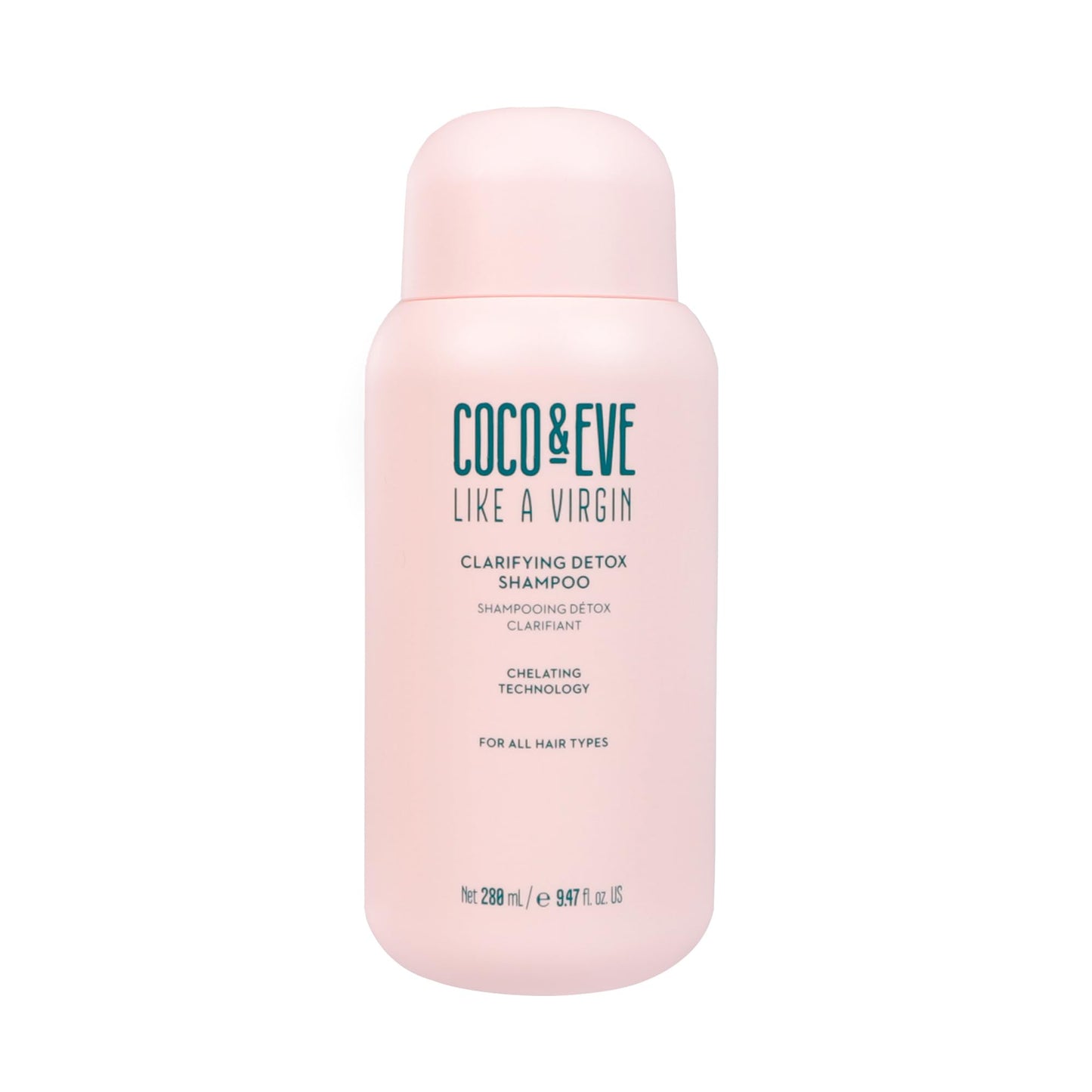 Coco and Eve Clarifying Detox Shampoo. Remove Hard Water & Product Build Up. With Hibiscus Cider Vinegar to Detox Scalp. Color Safe & Non-Stripping.