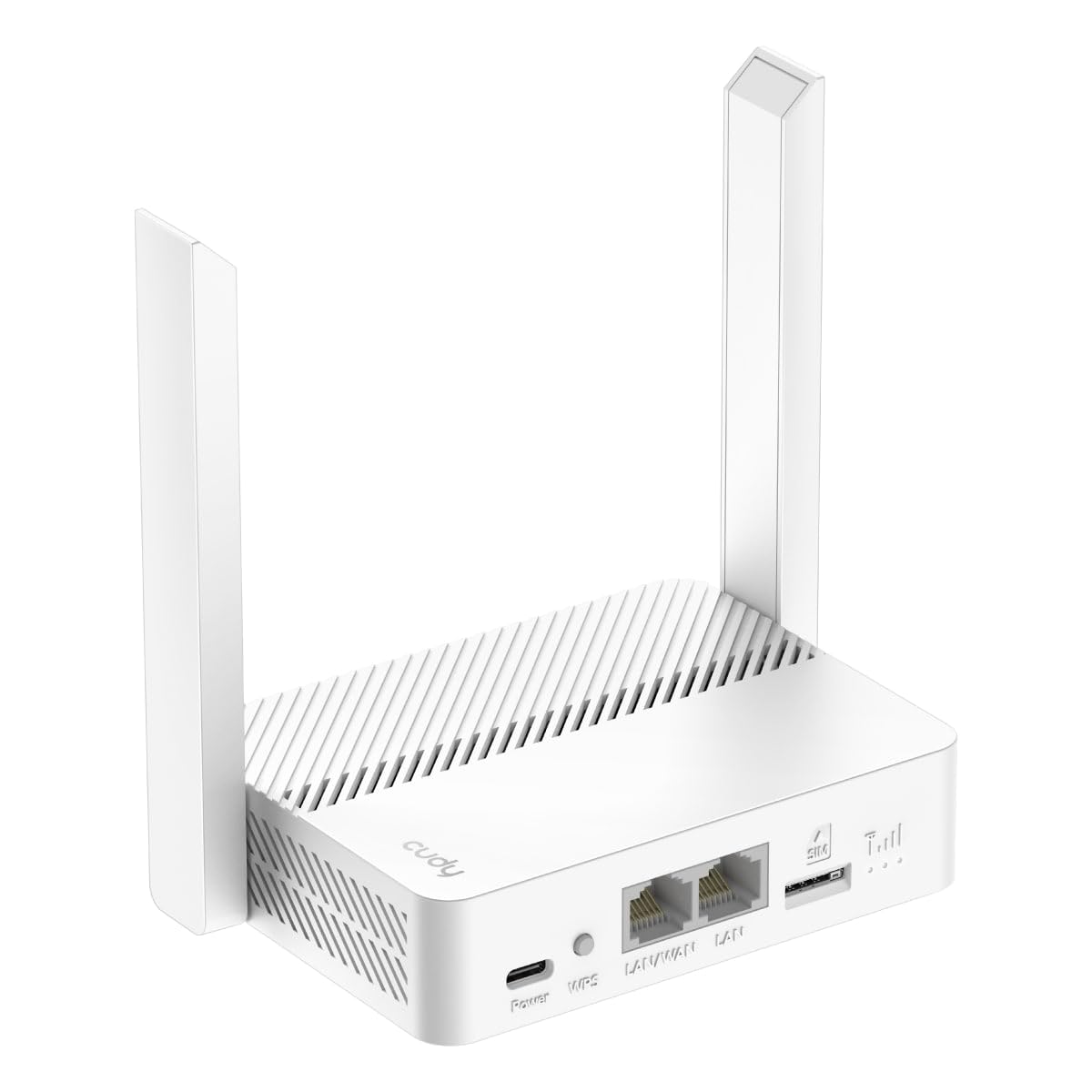 Cudy New LT300 4G LTE WiFi Router with USB-C Power Input, 4G Router with SIM Slot 300Mbps, Compatible with All Operators, 2?2 MIMO, No Configuration