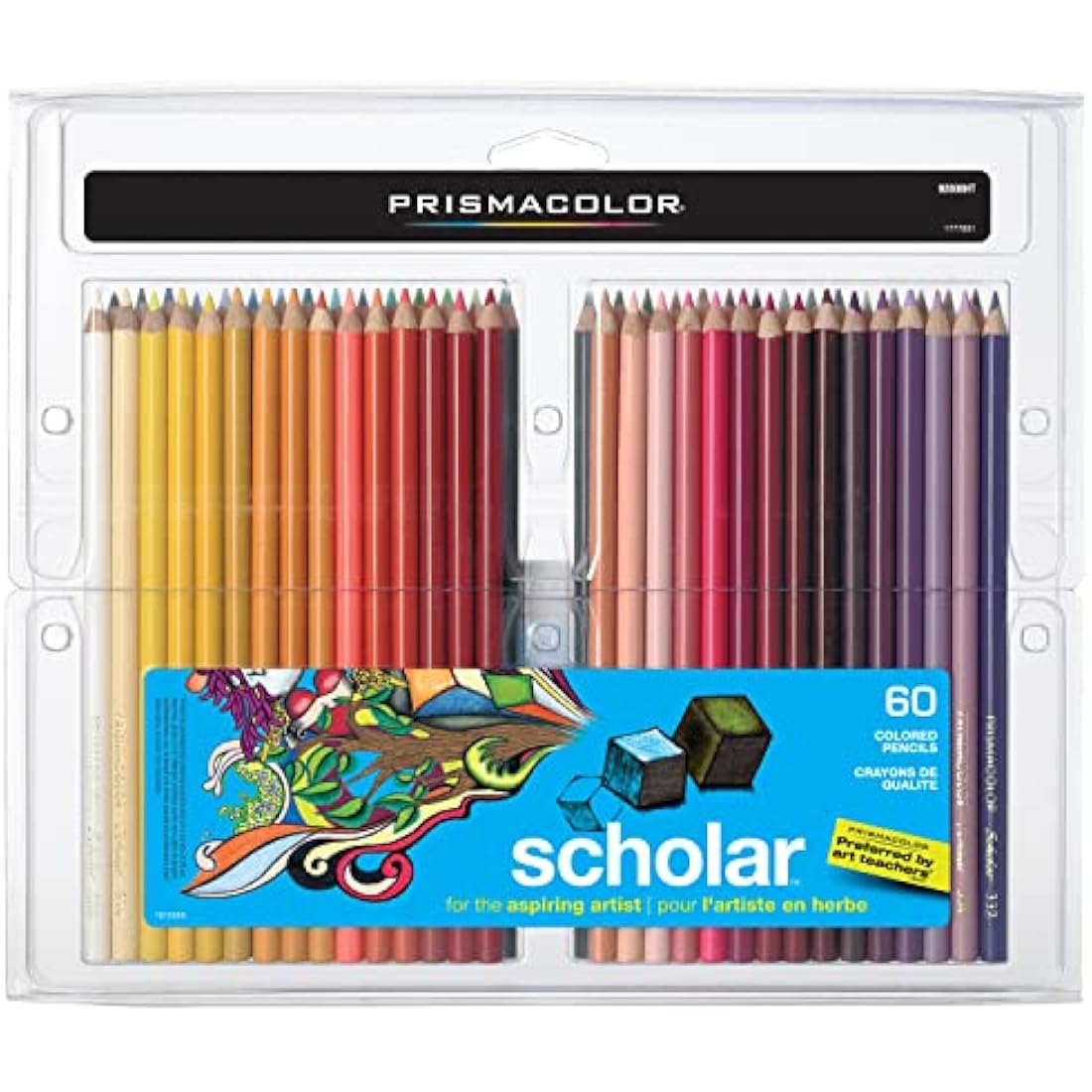 PRISMACOLOR MAIN-87676 Scholar Colored Pencils, 60-Count