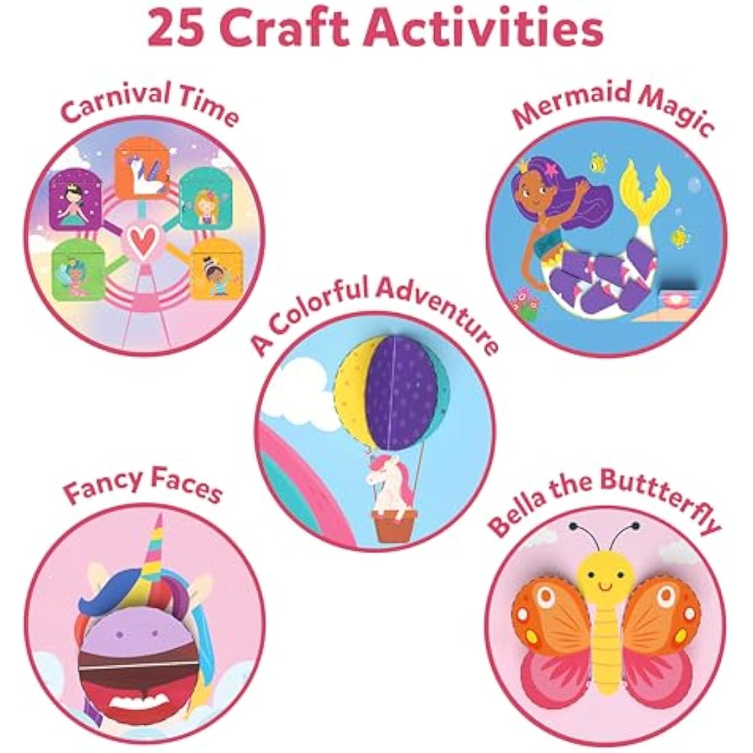Skillmatics Scissor Skills Activity Book - Snip Snip, 25 Fun Cutting & Creative Activities for Preschoolers, 2 Child-Safe Scissors, Fine Motor Skills Craft Kit, Gifts for Kids Ages 3, 4, 5, 6, 7
