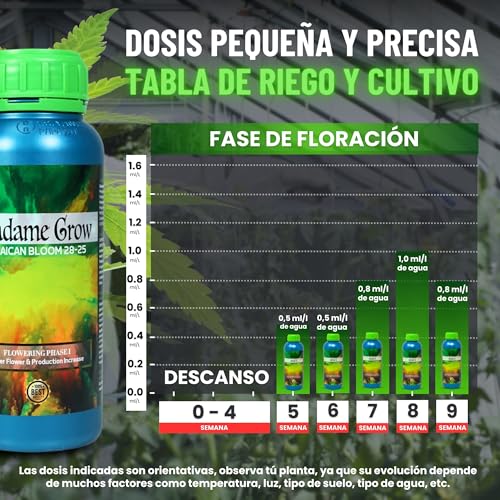 MADAME GROW - Organic Fertilizer - Flowering Fertilizer - FLORAISON - JAMAICAN BLOOM - (500mL)