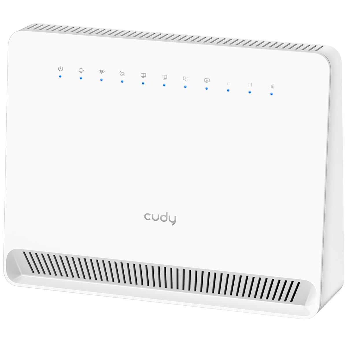 Cudy 4G LTE Advanced Cat 12 AX3000 Wi-Fi 6 WLAN Router with SIM Slot 1.2 Gbit/s 4G Speed, 3.0 Gbit/s WLAN Speed, 4 x 4 MIMO, OpenVPN, WireGuard,