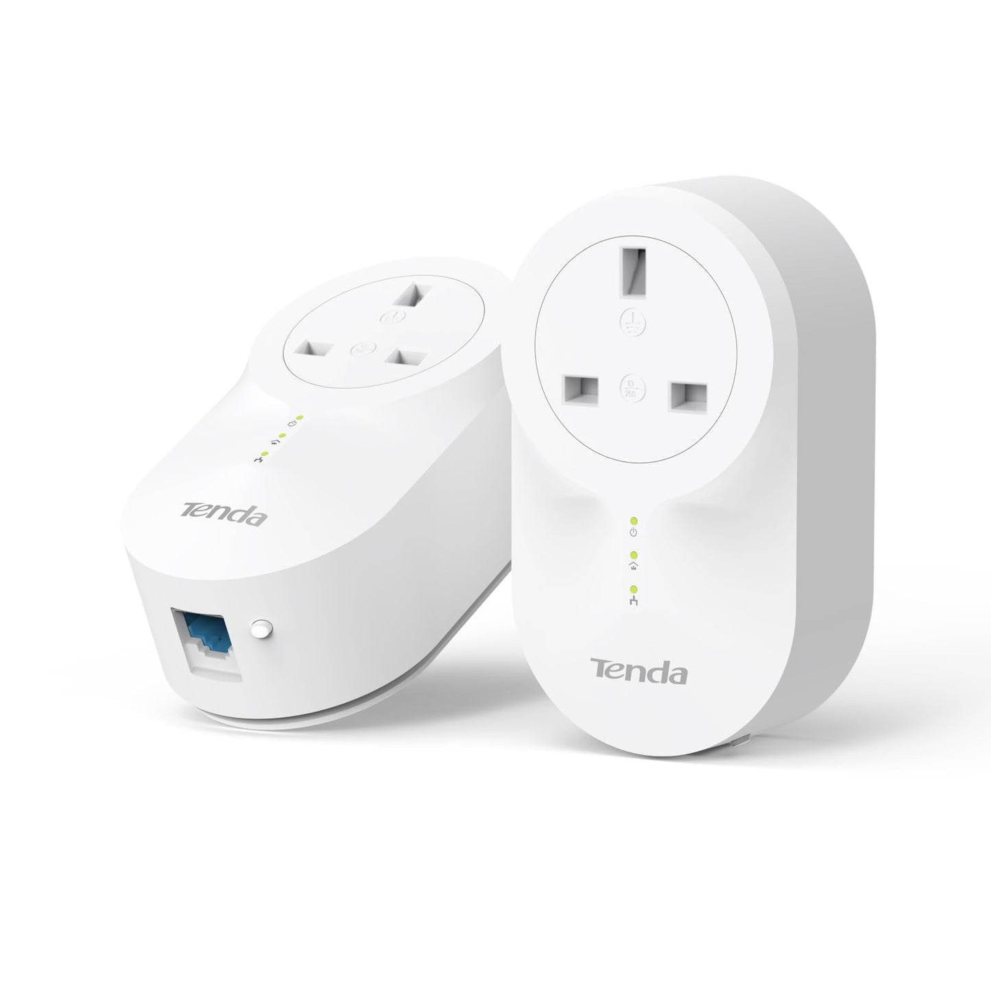 Tenda PH6 AV1000 Passthrough Powerline Adapter Kit with 1 x Gigabit Port (AC Passthrough) for fast & stable network expansion, for 4K/3D/HD Video