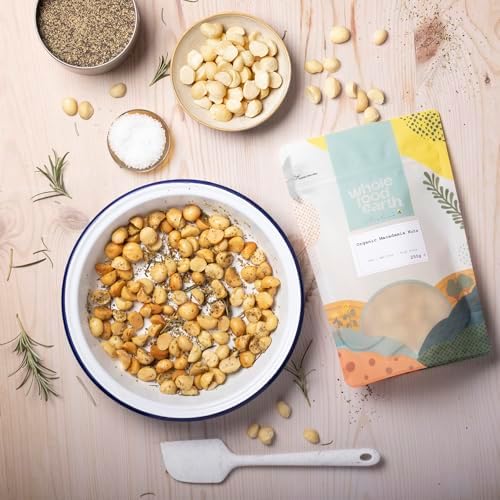 Wholefood Earth Organic Macadamia Nuts 2 kg Raw | GMO Free | Vegan | High Fibre | Certified Organic