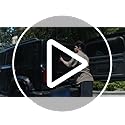 CO-Z Dog Ramp for Car, 170 cm Folding Pet Ramp for Large Dogs up to 90 kg with Non-Slip Rug Surface, Portable Dog Pet Stairs for Car SUV Truck Bed Sofa, Indoor and Outdoor Use