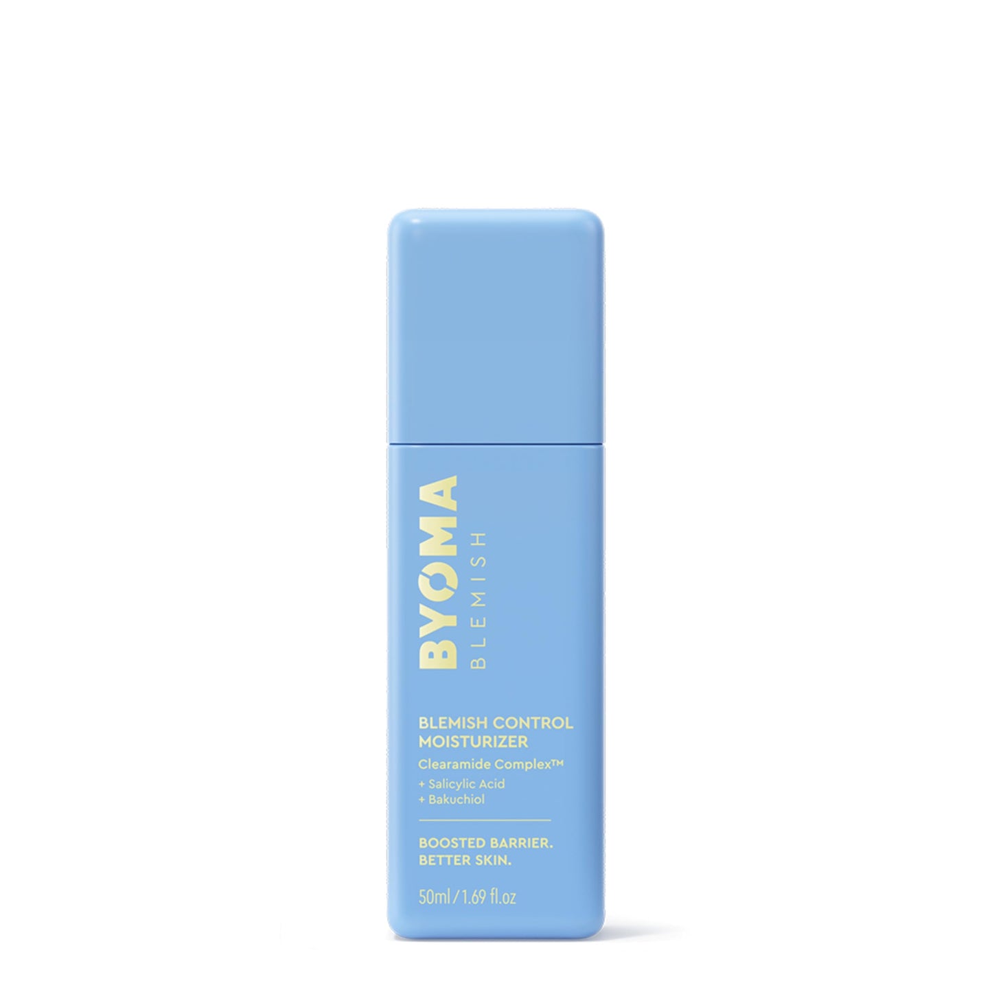 BYOMA Blemish Control Moisturiser (50ml) Ultra Lightweight and Oil Free for Acne-Prone Skin, with Salicylic Acid to Help Clear Breakouts and Reduce