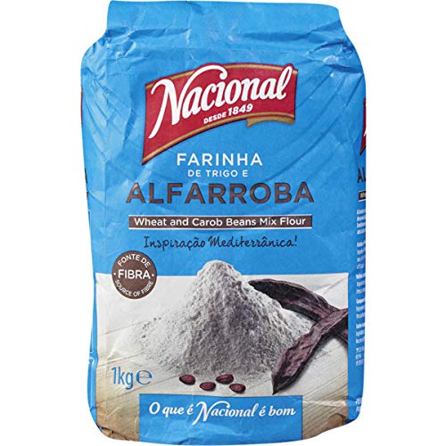 Nacional Carob Flour and 1 kg Packaging