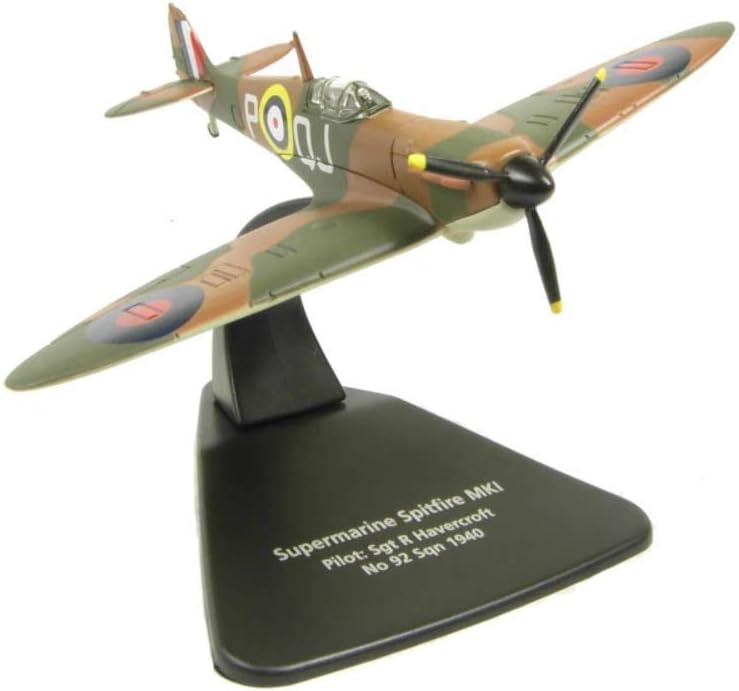 Oxford Diecast Supermarine Spitfire MkI Vehicle, New but bit broken can be glued, original open scruffy box