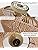 MRHYSWD Boho Rattan Flush Ceiling Lights Living Room,1 Light Wicker Chandeliers Ceiling Light Fitting for Bedroom Kitchen Dining Room Hallway, Gold Bamboo Ceiling Lighting, Without E27 Bulb