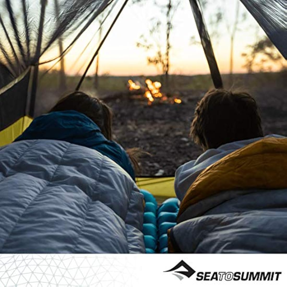 Sea to Summit - Sleeping bag with elastic silk lining, mummy type, equipped with hood