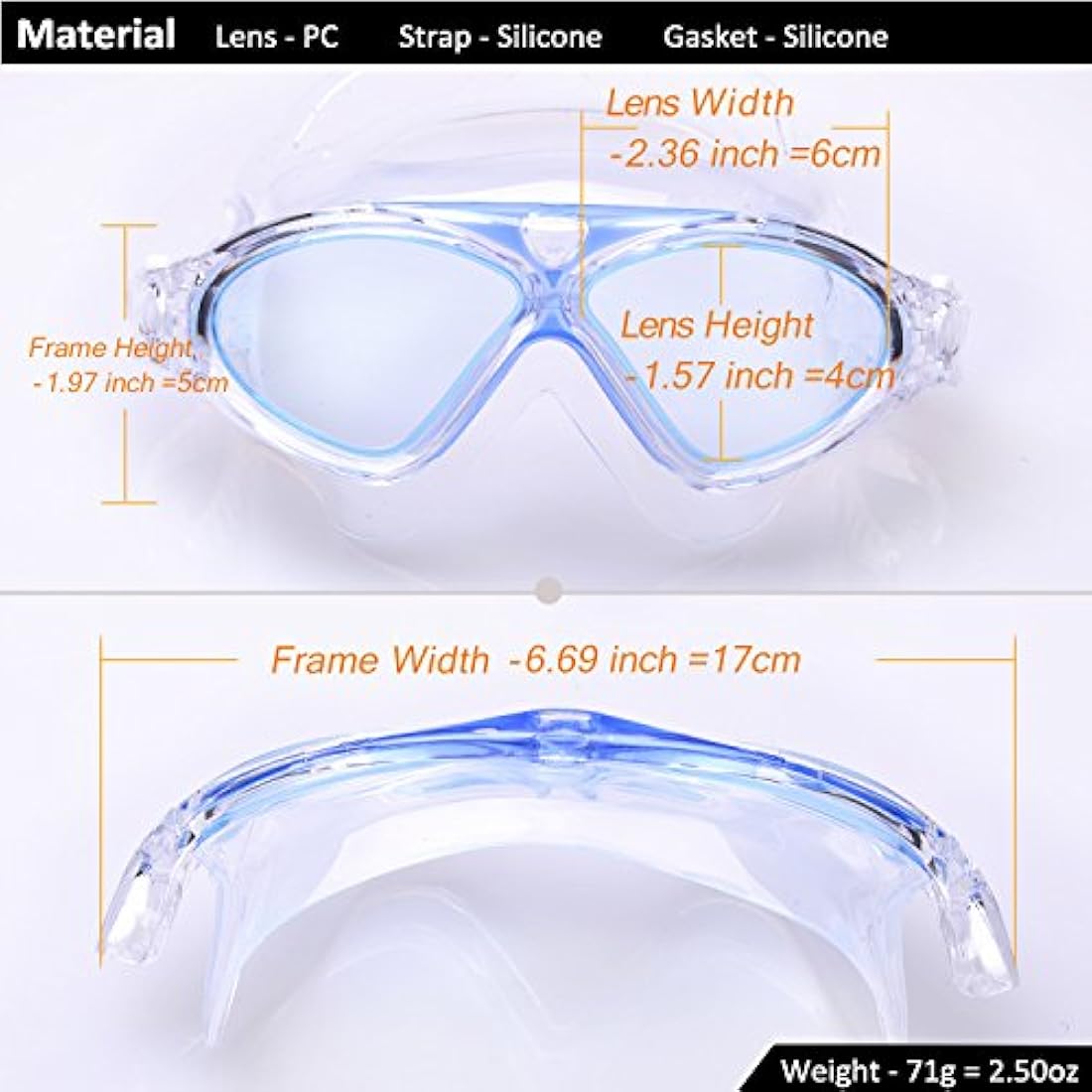 Swimming Goggles for Adults and Kids,Anti Fog No Leakage Clear Vision UV Protection Comfortable,Professional Swim Goggles for Men Women Boys Girls Children