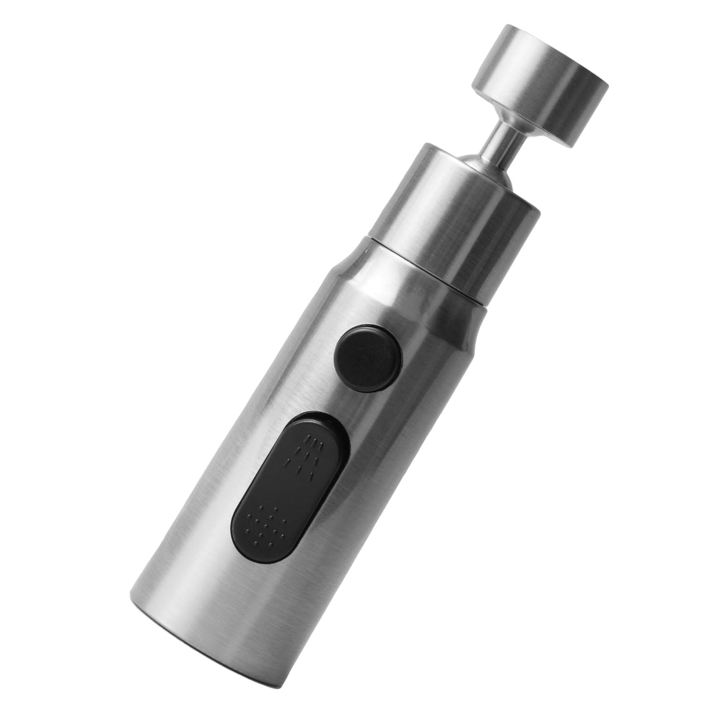 AquaVaria UK | 3 Function Kitchen Tap Spray Head Attachment | 360? Swivel Tap Extender for Sink | Spray Adapter | Replacement Sprayer (Brushed)
