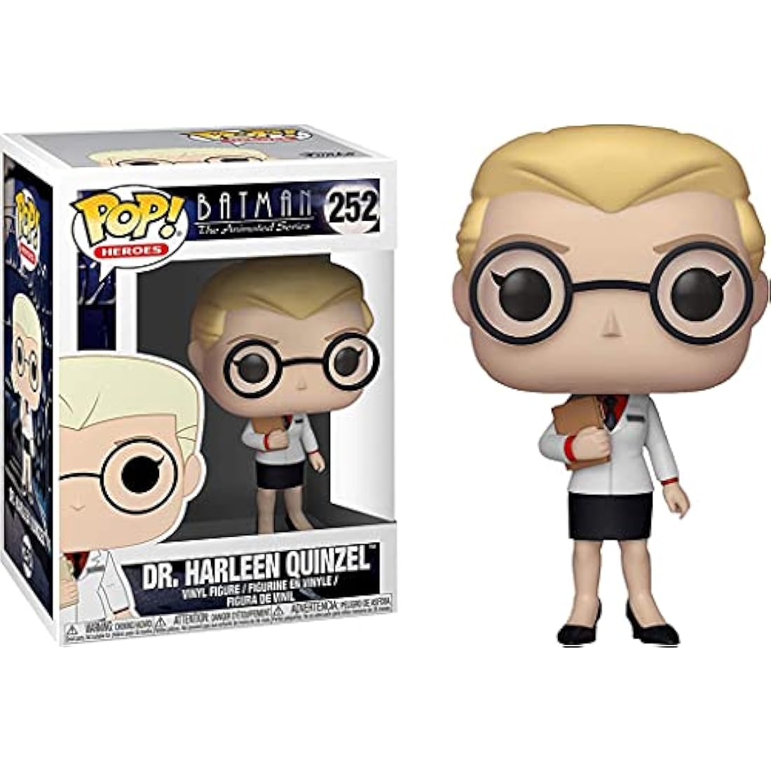 Funko Pop! 252 Batman The Animated Series Dr Harleen Quinzel PIAB Exclusive Vinyl Figure
