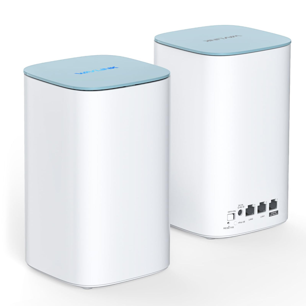 WAVLINK AX3000 WiFi6 Mesh System, Dual-Band Whole Home Whole Home Mesh WiFi 6 System, Covers up to 3200 Sq.Ft., Connect up to 256 Devices, 5x5dBi