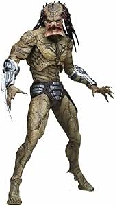 NECA Offical Predator Unarmored Assassin Predator Deluxe Ultimate 7", New but piece broken on left foot