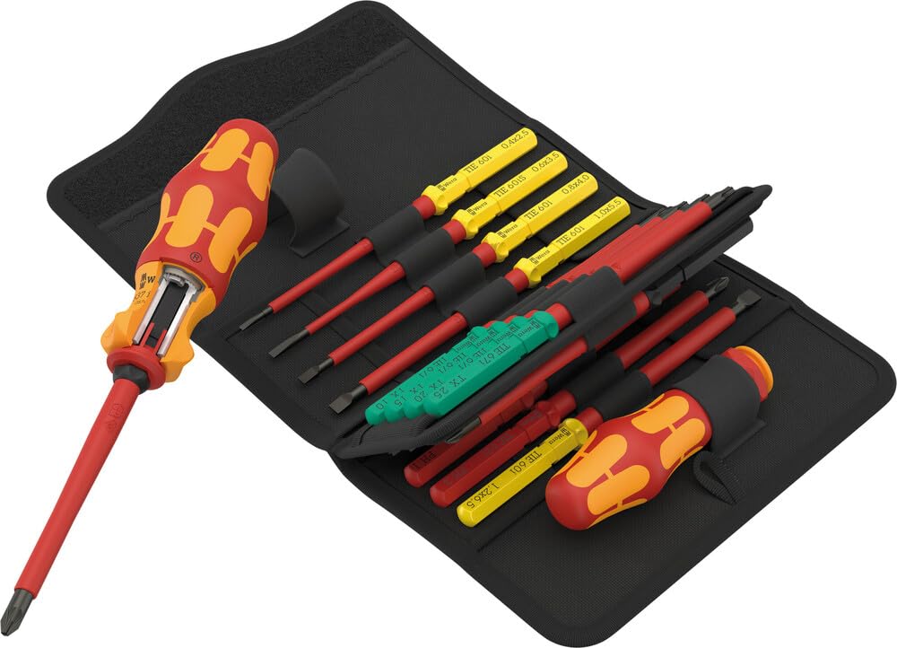 Wera 05006618001 Kraftform Kompakt VDE 17 RA 1, 17 Pieces