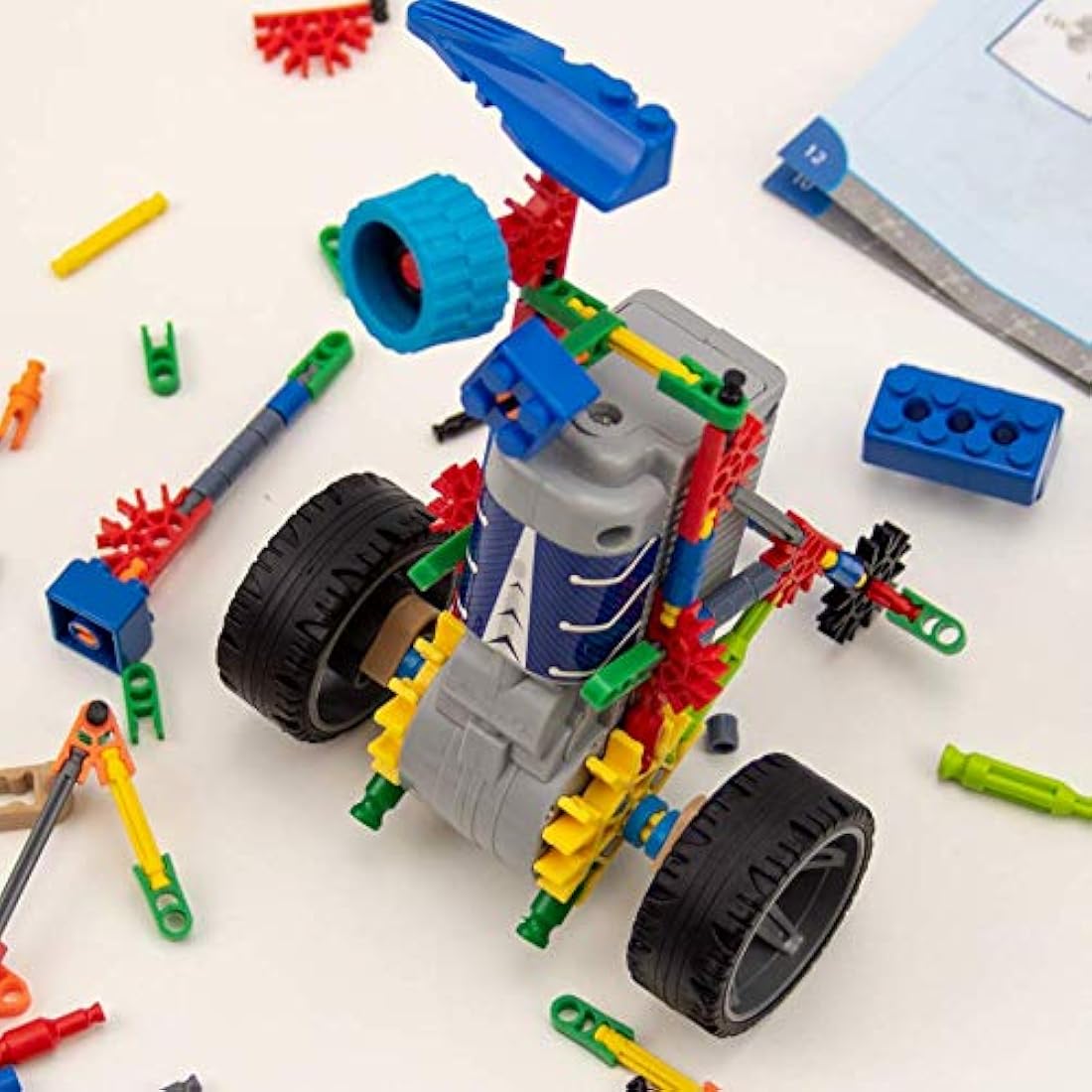 Science4you Robotics Deltabot - Robot Building Toy for Kids Age 8-14, Kit with 117 pieces to Build Your Own Robot and Make it Move, Science Kit and STEM Toy for Kids 8+ years old