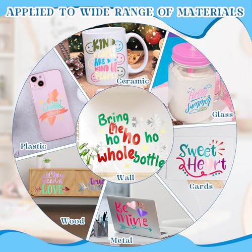 VINYL FROG Permanent Adhesive Vinyl Bundle 70 Pack Adhesive Vinyl Sheets 12''x12'' Permanent Vinyl for Cups, Decals, DIY Craft Projects