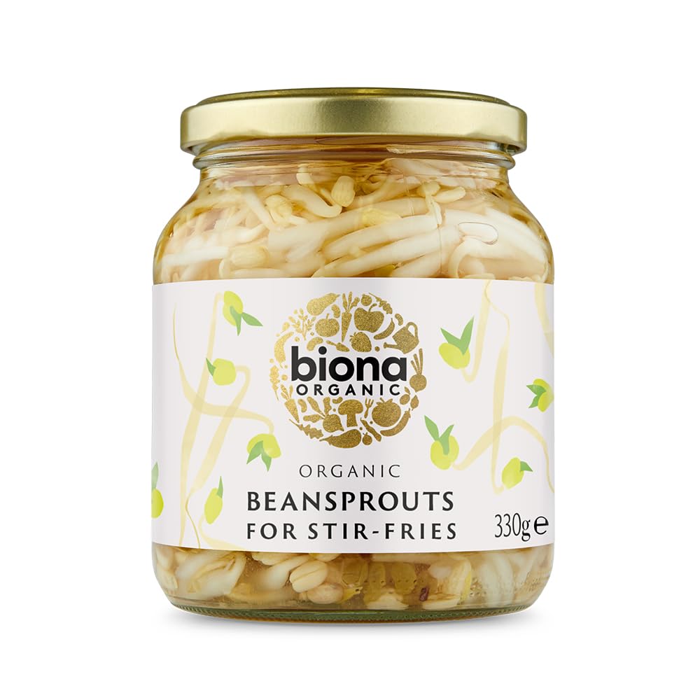 Biona Organic Bean Sprouts, 330 g, Pack of 6