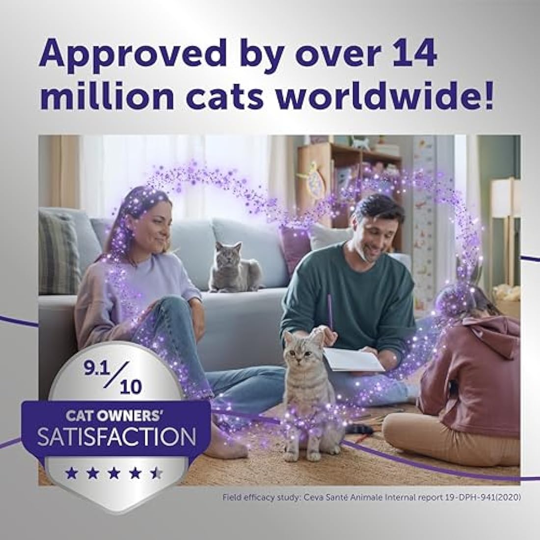 FELIWAY Optimum 30 Day Cat Calming Odourless Refill for Pheromone Diffuser, 48ml - Helps Solve Signs of Stress in Cats & Kittens, Veterinary Recommended, Drug-free, Clinically Proven