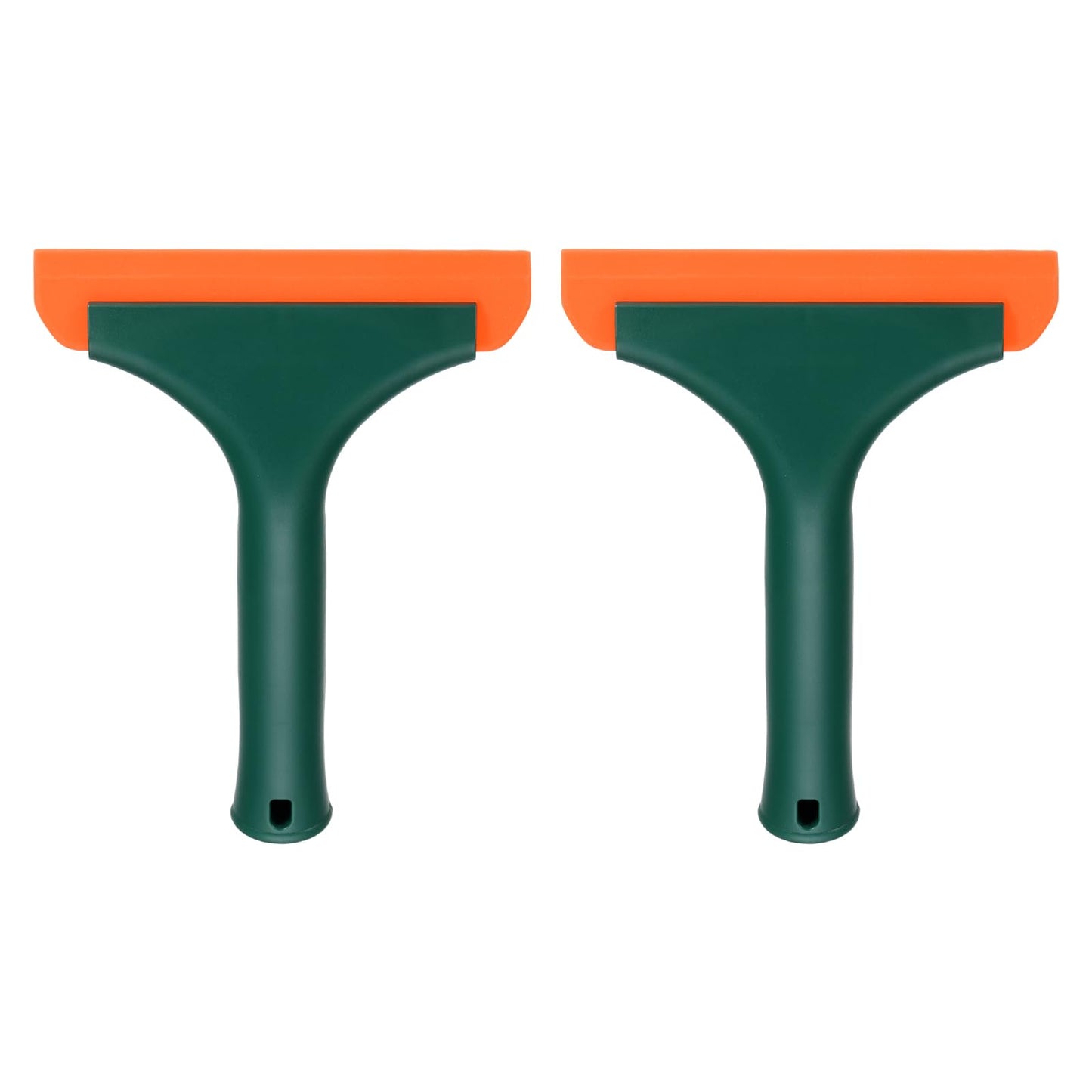 sourcing map 2Pcs 6 Inch Shower Squeegee for Glass Doors, All-Purpose Bath Squeegee with Handle for Bathroom Window Mirror Car Glass, Dark