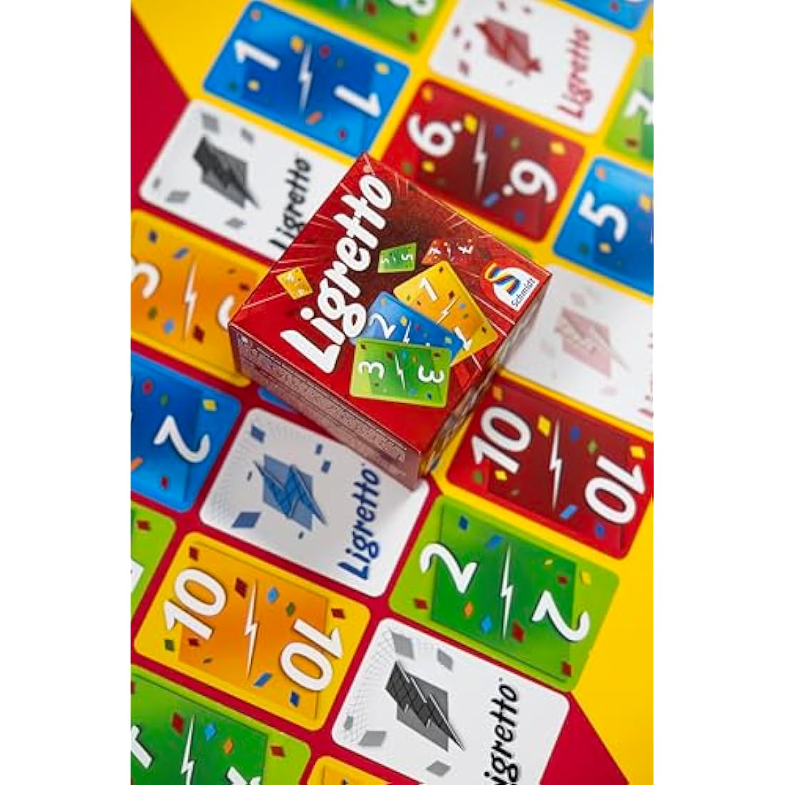 Schmidt | Ligretto Red | Card Game | Ages 8+ | 2 to 4 Players | 15 mins Minutes Playing Time