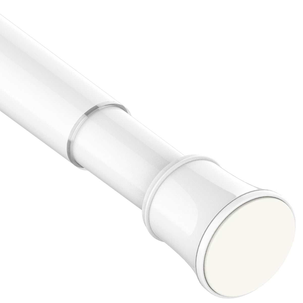 Extendable Curtain Pole Telescopic Spring Tension Rod Heavy Duty Room Divider No Drilling Curtain Rod Adjustable Pole for Wardrobe