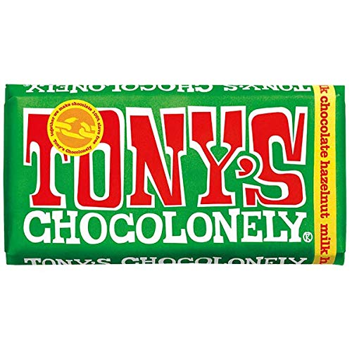 Tony's Chocolonely Milk Chocolate Hazelnut Bar - 180g, 3