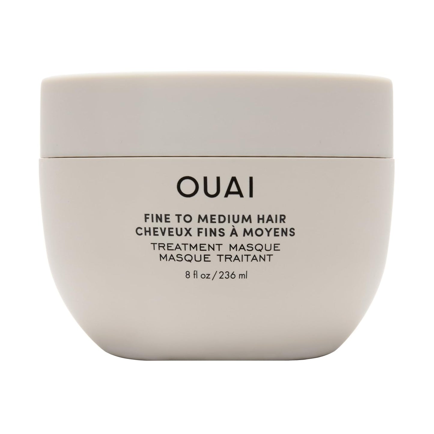OUAI Fine to Medium Hair Treatment Masque - Hair Mask for Hair Repair, Hydration and Shine - With Shea Butter, Keratin and Panthenol - Paraben,