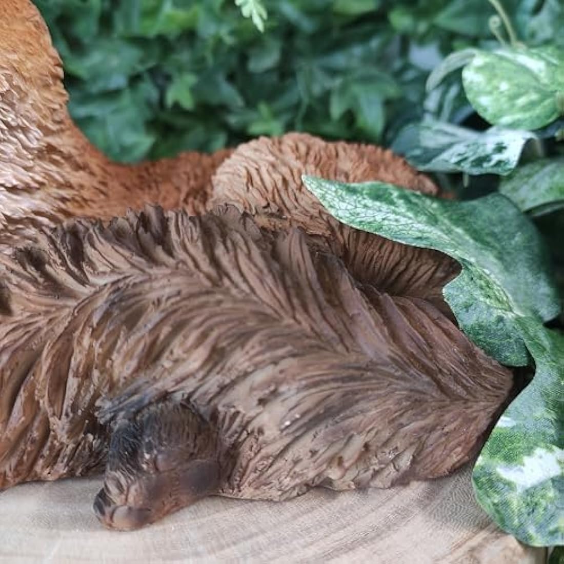 Vivid Arts Real Life Resting Fox | Resin Home or Garden Decoration | XRL-RFOX-D