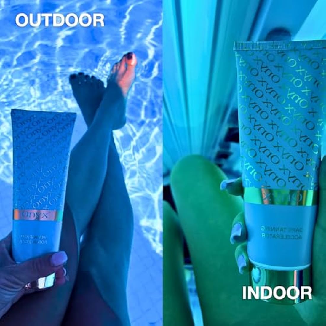 Onyx Intense Tanning Accelerator Sunbed Cream | Rapid Dark Tan Enhancer for Indoor & Outdoor Tanning | Streak-Free & Long-Lasting Hydration | Deep Conditioning Formula for Smooth, Golden Skin