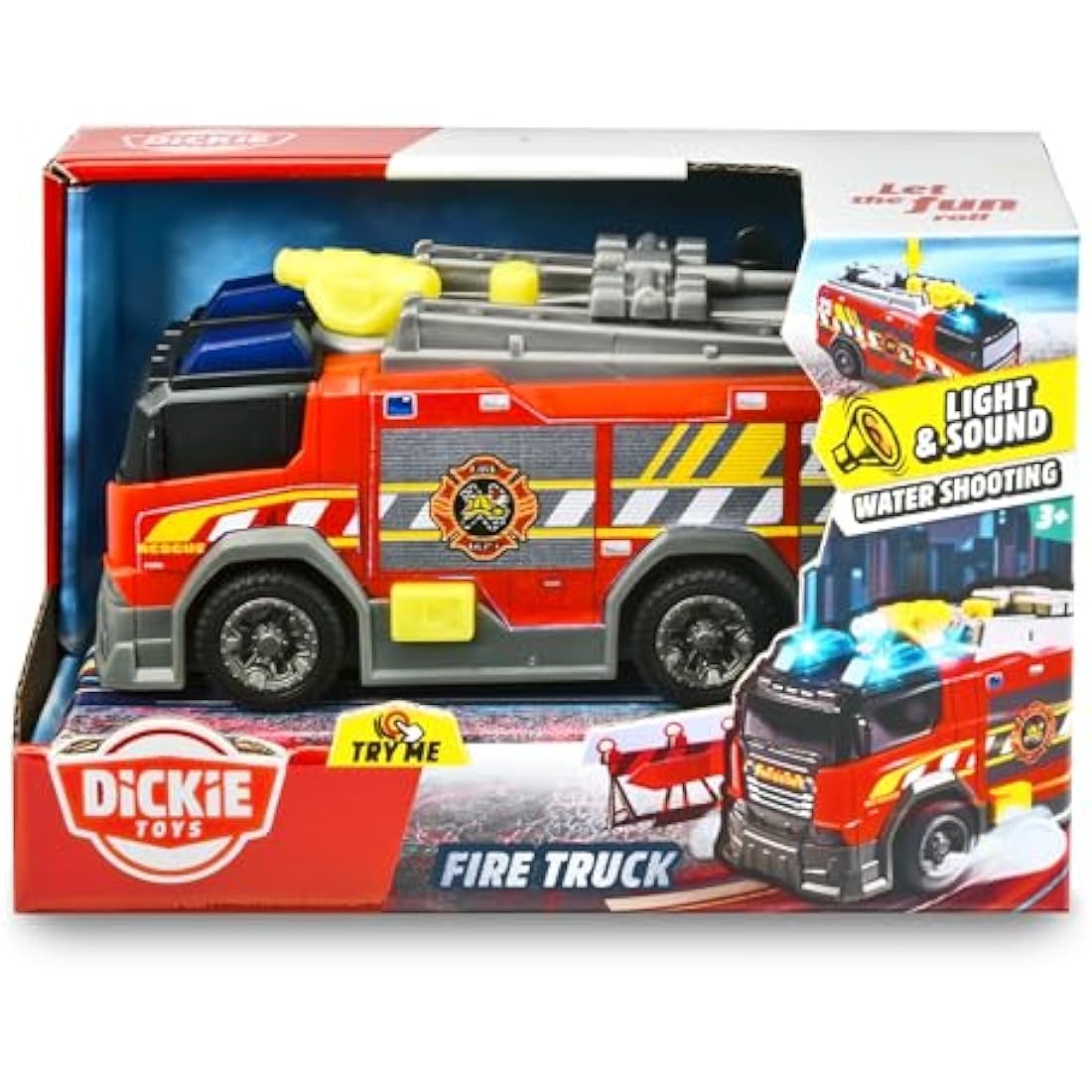 Majorette 203302028 Fire Truck 15 cm, One Size