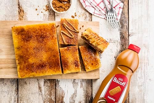 Biscoff - Sweet Spread Topping - Caramelised biscuit flavor - Vegan - No colours or added flavours - 1L, Packaging May Vary