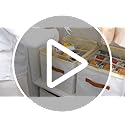 Patinao 2 Pack Shoe Storage Box Organiser for Closet - 24 Cell Space Saver Shoes Containers Bin with Clear Lids Stackable, Can Fit Ottoman, Foldable Shoe Rack Cabinet Cubby for Wardrobe