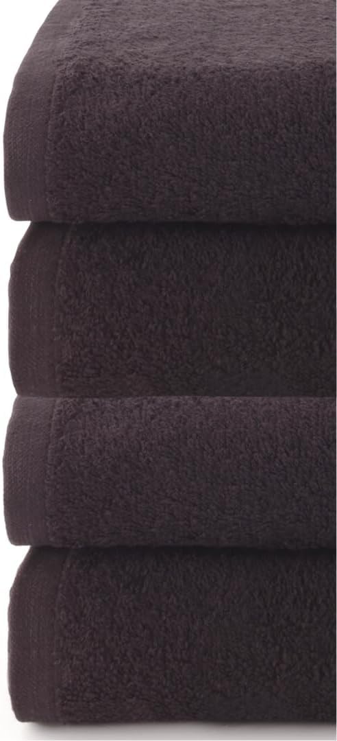 Top Towel Plus Set of 4 Bath Towels and Washbasin 100% Cotton | Soft, Absorbent and Durable Towels 50 x 100 cm | Ideal Set for Modern Bathroom