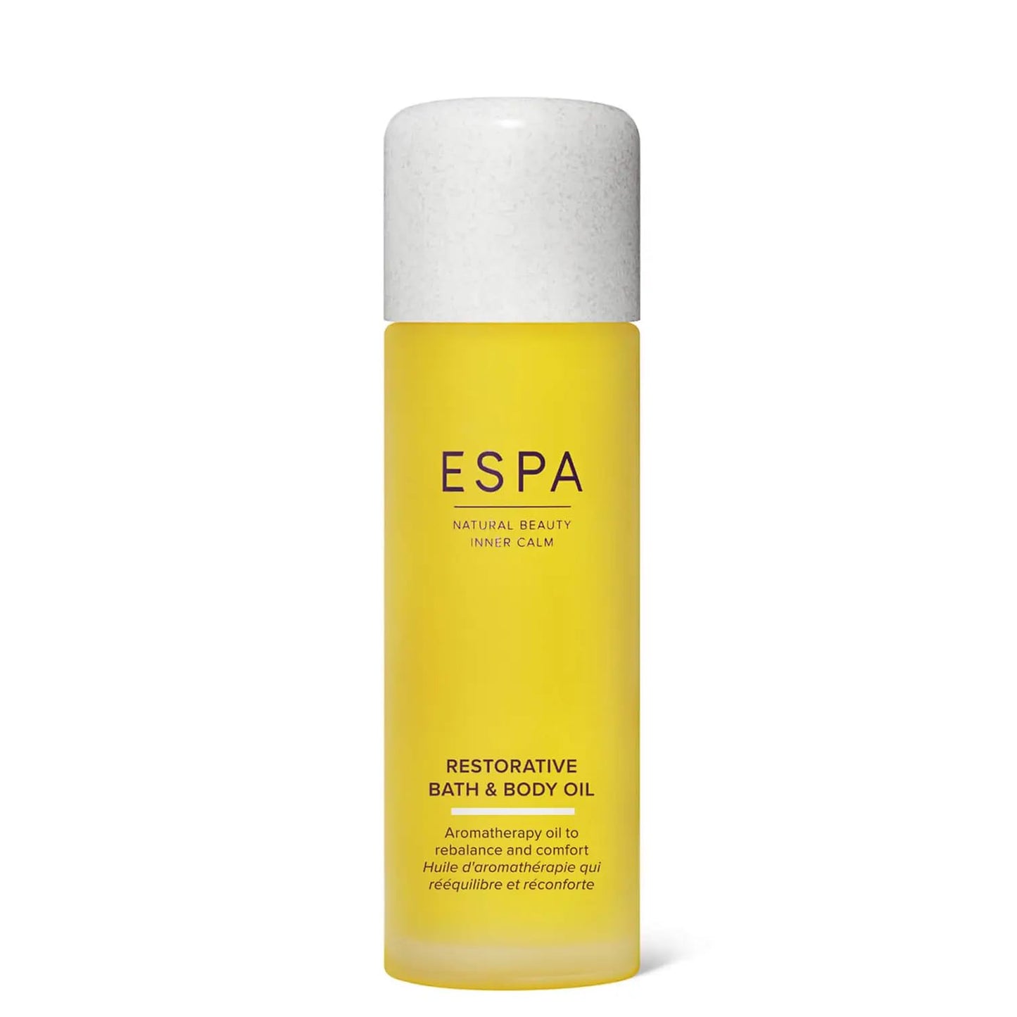 ESPA | Restorative Bath and Body Oil | 100ml | Rose Geranium, Lavender, Palmarosa & Sweet Orange | Magnesium, Ashwagandha, Essential Oils | Supports