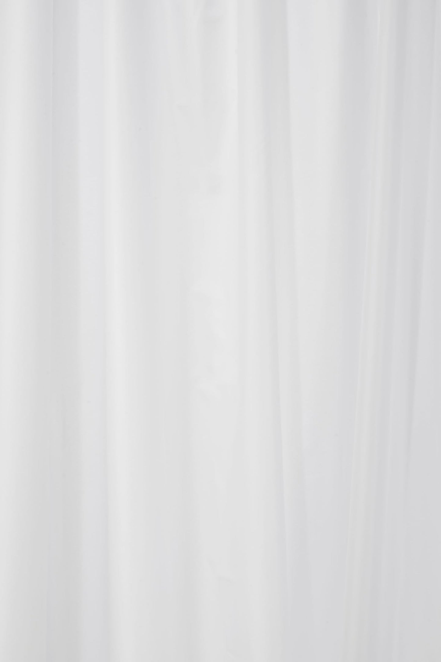 Croydex Professional Plain White Water-Resistant Textile Shower Curtain 2100 X 2100mm