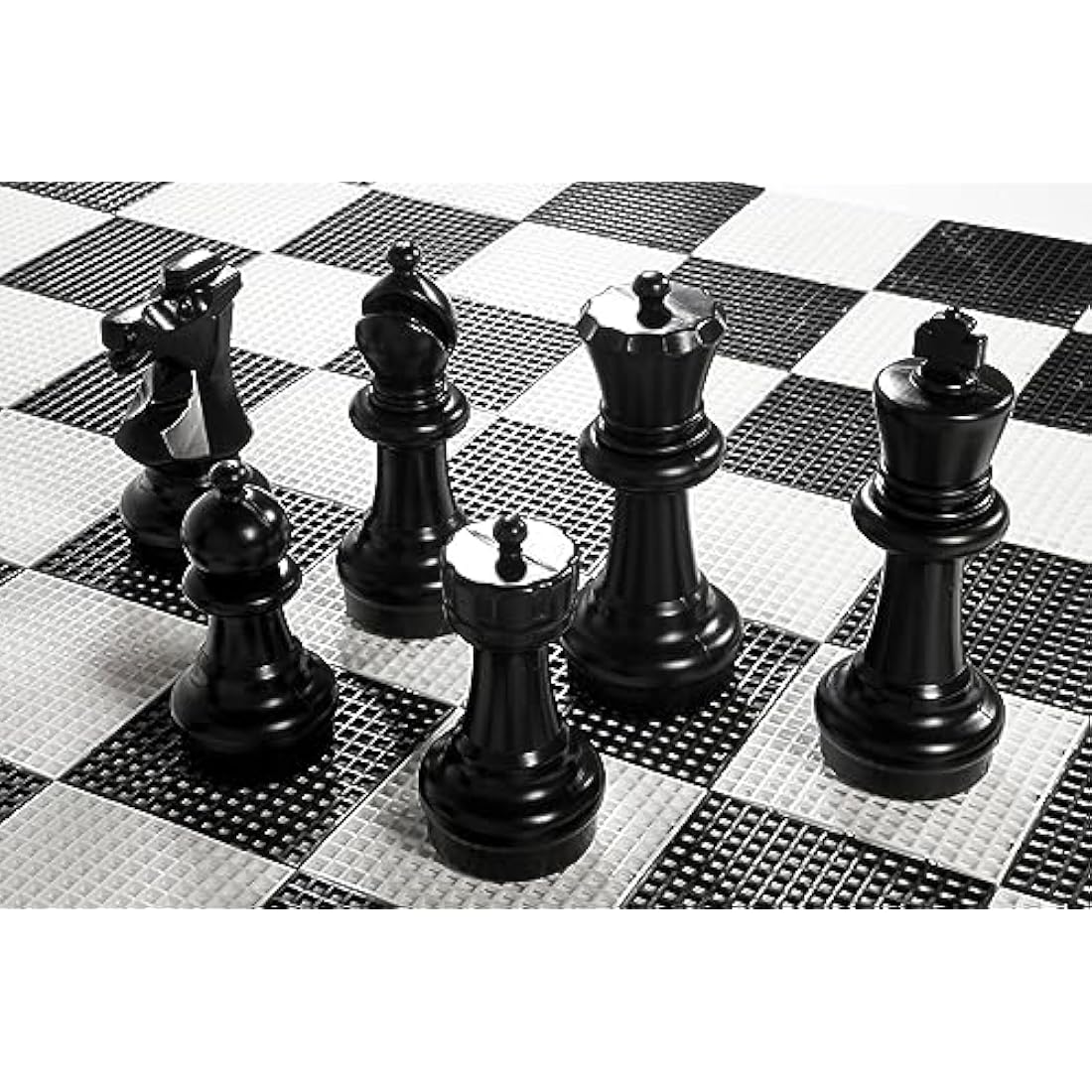 Uber Games Garden Chess Package (30cm) - perfect Garden chess game to entertain friends and family - all weather and available to buy with storage options and large chess boards.