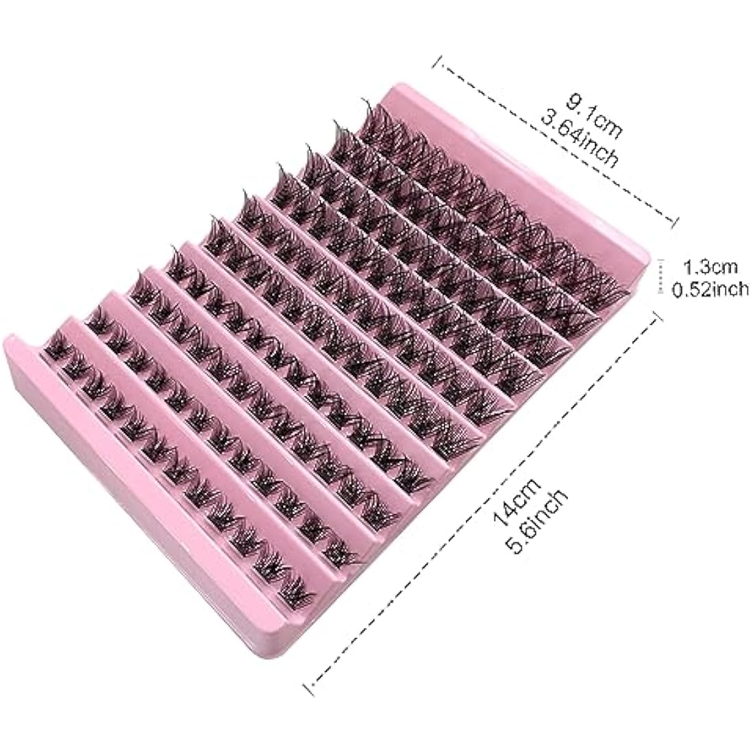 Lash Clusters, 120Pcs DIY Individual Eyelash Extenisons Natural Look D Curl Cluster eyelashes 8-16MM Reusable Individuals DIY at Home (#01)
